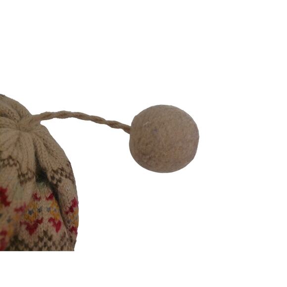 Merkley Headgear Wool Hat Knit Braided Tie Tassels One Size - Picture 5 of 9